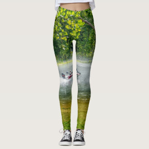 Fishing Boat On The Move Leggings