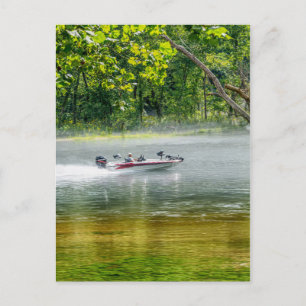 Fishing Boat On The Move Postcard