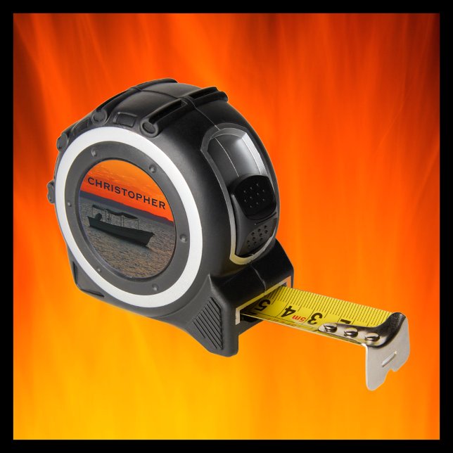 Fishing Boat, Orange Sunset Sky, Name, Gift Tool 1 (Creator Uploaded)