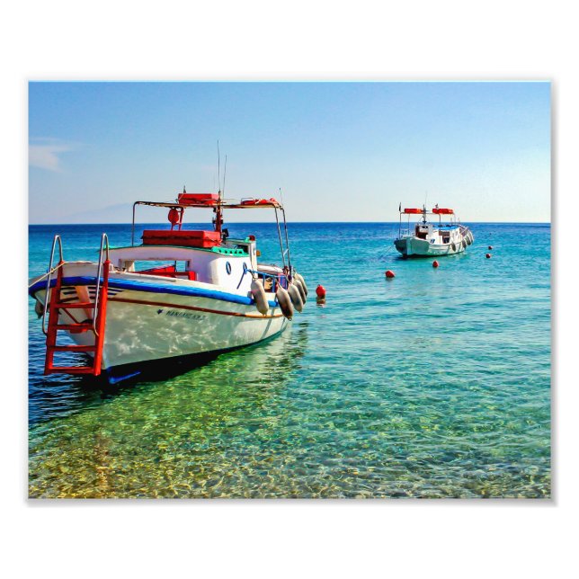 Fishing Boat Photo Print (Front)