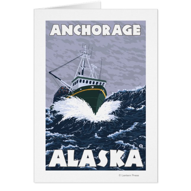 Fishing Boat Scene - Anchorage, Alaska (Front)
