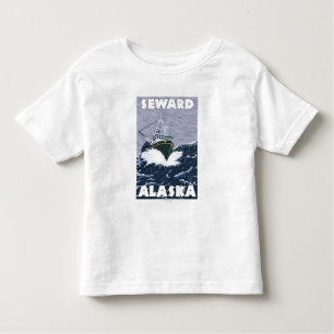 Fishing Boat Scene - Seward, Alaska Toddler T-Shirt