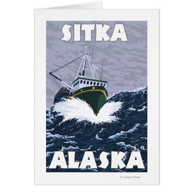 Fishing Boat Scene - Sitka, Alaska (Front)
