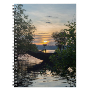 Fishing Boat Sunrise Notebook