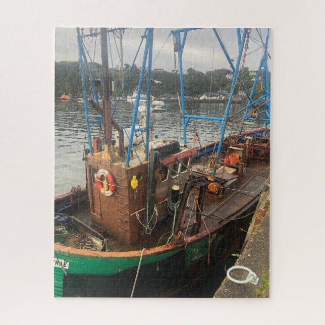 Fishing Boat, Tobermory, Isle of Mull, Scotland Jigsaw Puzzle (Vertical)