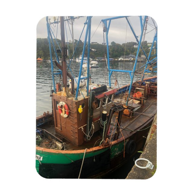 Fishing Boat, Tobermory, Isle of Mull, Scotland Magnet (Vertical)