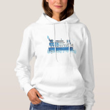 Fishing Boat Womens Sweat Shirt