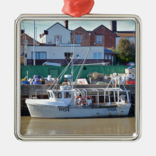 Fishing Boat YH 34 Metal Ornament