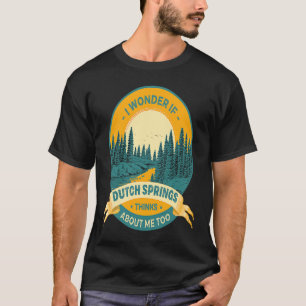 Fishing Boating Camping Lake Vacation Dutch Spring T-Shirt