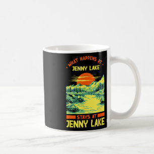 Fishing Boating Camping Lake Vacation Jenny Lake  Coffee Mug