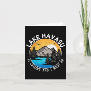 Fishing Boating Camping - Lakeview Lake Havasu Card