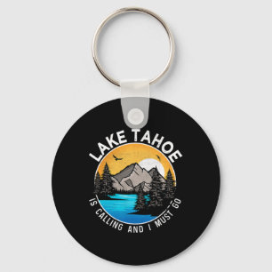 Fishing Boating Camping - Lakeview Lake Tahoe 1 Key Ring