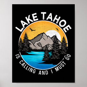 Fishing Boating Camping - Lakeview Lake Tahoe 1 Poster