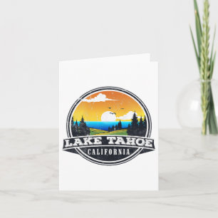 Fishing Boating Camping - Lakeview Lake Tahoe Card
