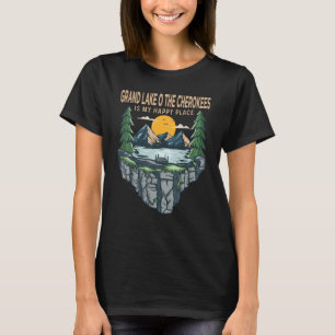 Fishing Boating Camping My Happy Place KW1 2 T-Shirt