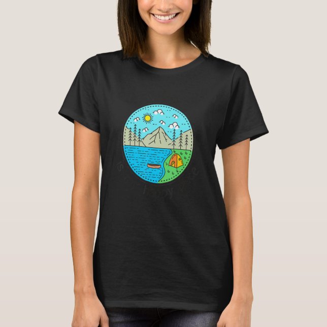 Fishing Boating Camping   My Happy Place Spy Pond T-Shirt (Front)