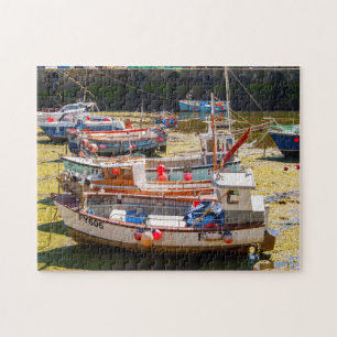 Fishing Boats at Mevagissey Jigsaw Puzzle