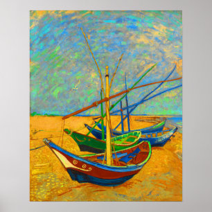 Fishing Boats at St. Marie Poster