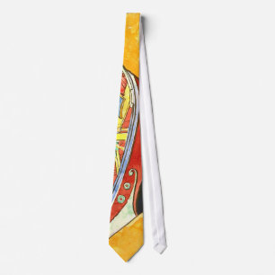 Fishing Boats Beach Saintes-Maries Van Gogh Fine Tie