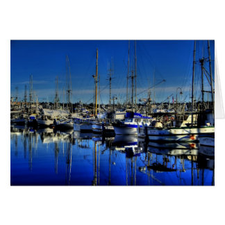 Fishing Boats-Blank Card