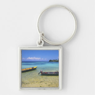 Fishing Boats, Boston Beach, Port Antonio, Key Ring