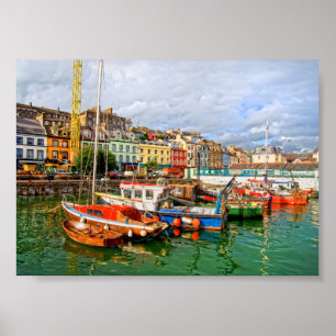 Fishing Boats - Cobh Town, Ireland Poster