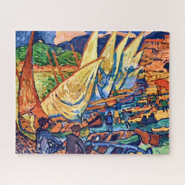 Fishing Boats, Collioure | Andre Derain | Jigsaw Puzzle (Horizontal)