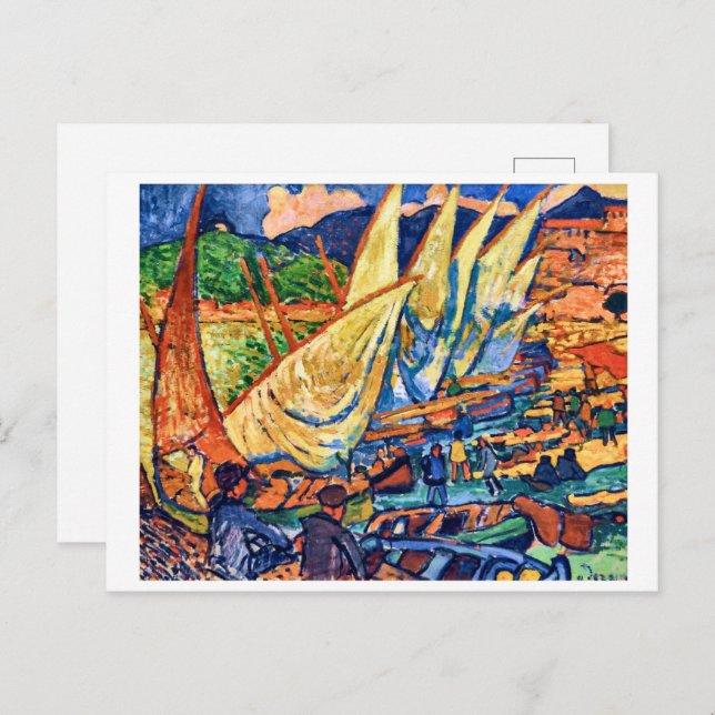 Fishing Boats, Collioure | Andre Derain | Postcard (Front/Back)