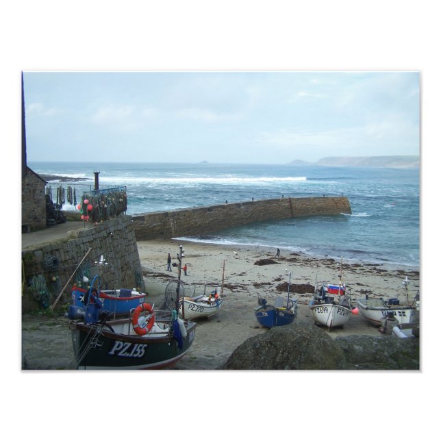 Fishing Boats Cornwall Photograph (Front)