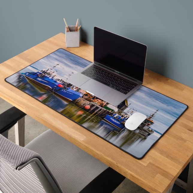 FISHING BOATS DESK MAT (Office 2)