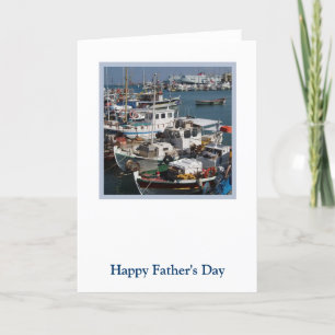 Fishing Boats Father's Day Card