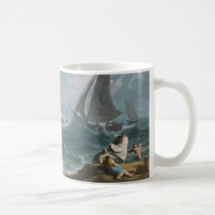 Fishing Boats in a Storm Coffee Mug