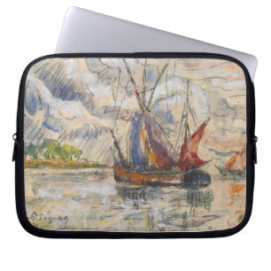 Fishing Boats in La Rochelle, c.1919-21 Laptop Sleeve