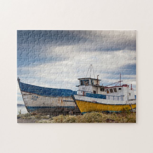 Fishing boats jigsaw puzzle (Horizontal)