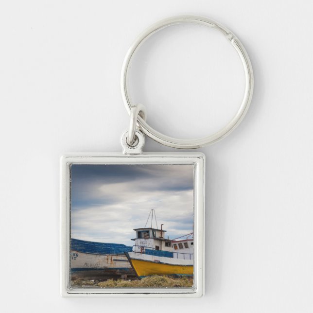 Fishing boats key ring (Front)