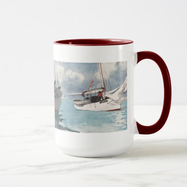 Fishing Boats, Key West Mug (Right)