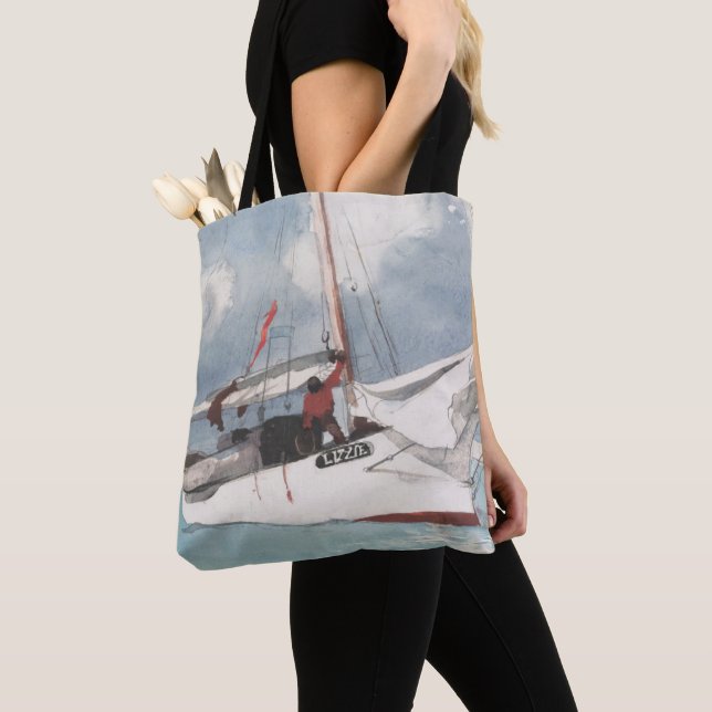 Fishing Boats, Key West Tote Bag (Close Up)