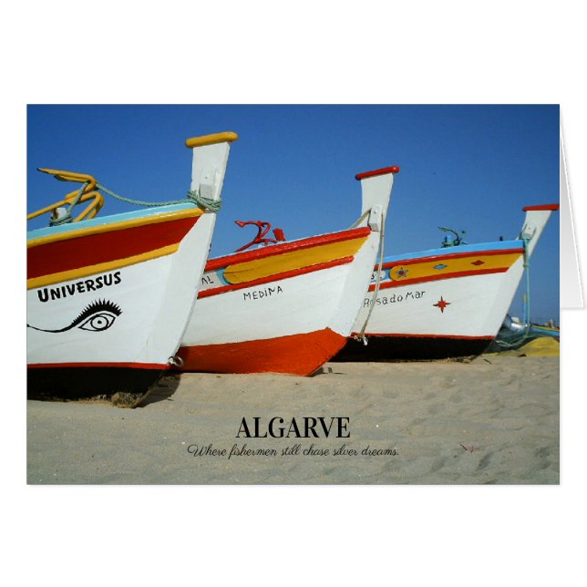 Fishing Boats on Algarve's Beach Photo (Front Horizontal)