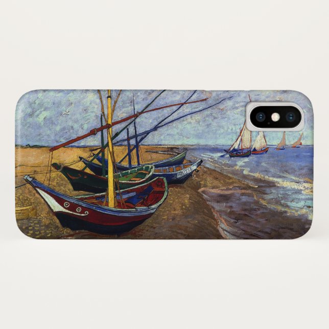 Fishing Boats on Beach by Van Gogh Case-Mate iPhone Case (Back (Horizontal))