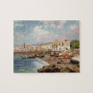 Fishing Boats on the Beach at Marinella, Naples (o Jigsaw Puzzle