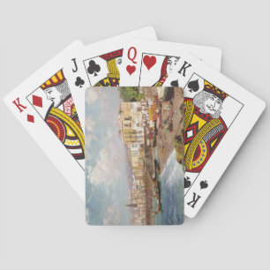 Fishing Boats on the Beach at Marinella, Naples (o Playing Cards