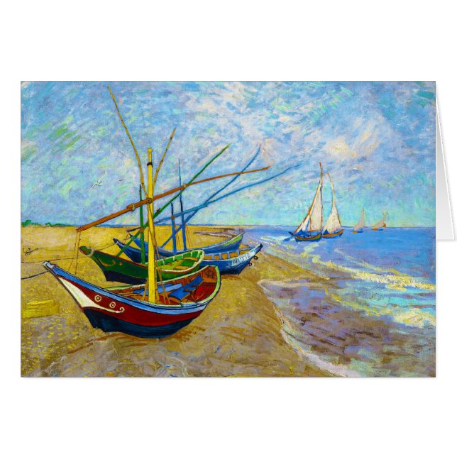 Fishing Boats on the Beach by Vincent Van Gogh (Front Horizontal)