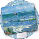 Fishing Boats/Seascape at Saintes-Maries -van Gogh Mouse Pad<br><div class="desc">An image of a painting by by Vincent van Gogh of "Fishing Boats and Seascape at Saintes-Maries" on a Mouse Pad. ►Personalise by adding custom text,  a small image,  and/or a logo. Makes a classy gift for the classic art or Vincent van Gogh fan.</div>