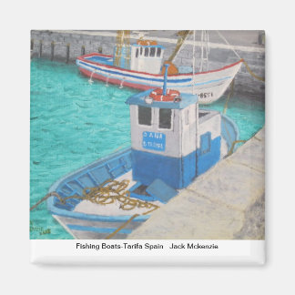 Fishing Boats-Tarifa Spain Magnet