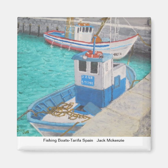 Fishing Boats-Tarifa Spain Magnet (Front)