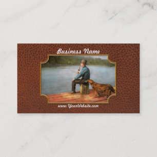 Fishing - Booze hound 1922 Business Card