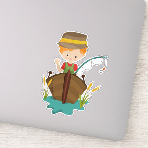 Fishing Boy, Fisherman, Fishing Rod, Orange Hair