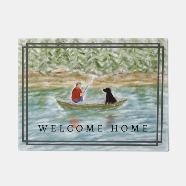 Fishing Buddies Doormat (Front)