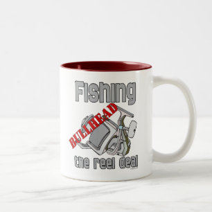 Fishing Bullhead The Reel Deal Two-Tone Coffee Mug