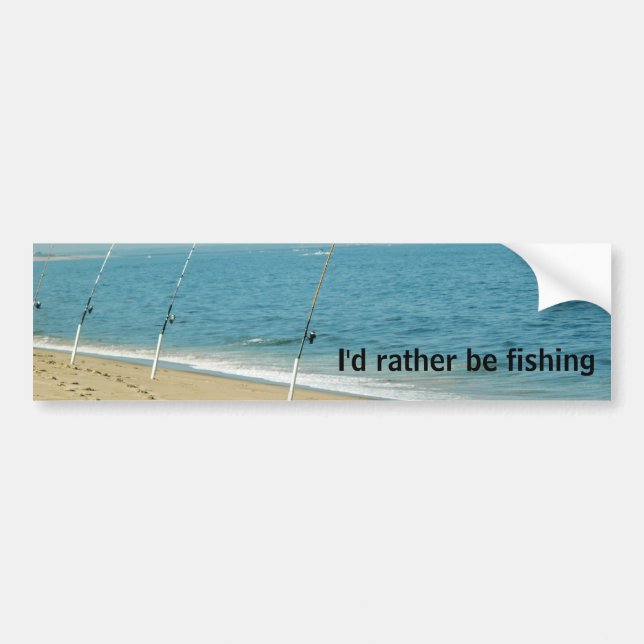 Fishing Bumper Sticker (Front)